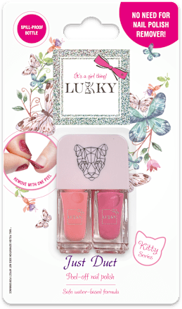Peel-off lak za nokte – Just Duet LUKKY