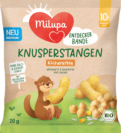Babysnack Knusperstangen Kichererbse ab 10+ Monaten Milupa