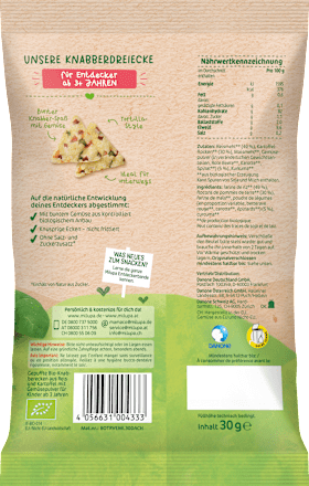 Kindersnack Knabberecken buntes Gemüse ab 3+ Jahren Milupa