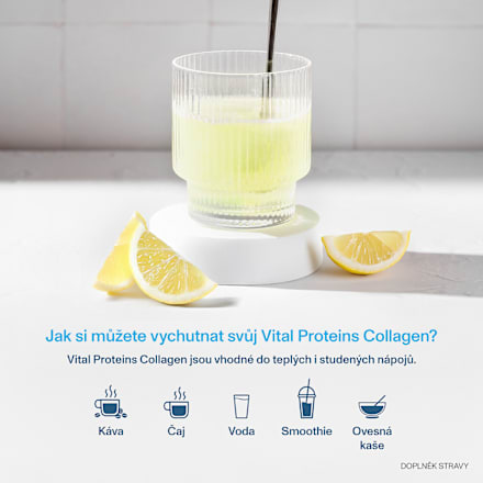 Active Complex Collagen s příchutí citrón VITAL PROTEINS