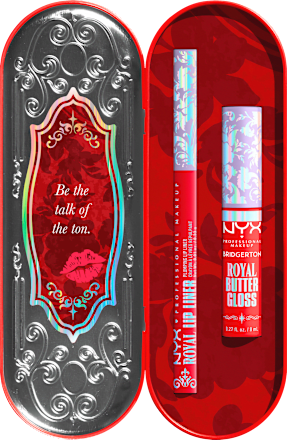 Lipgloss Set Bridgerton Royal Treasures 04 Bright Red NYX PROFESSIONAL MAKEUP