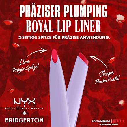 Lipgloss Set Bridgerton Royal Treasures 04 Bright Red NYX PROFESSIONAL MAKEUP