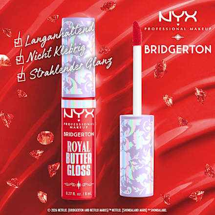 Lipgloss Set Bridgerton Royal Treasures 04 Bright Red NYX PROFESSIONAL MAKEUP