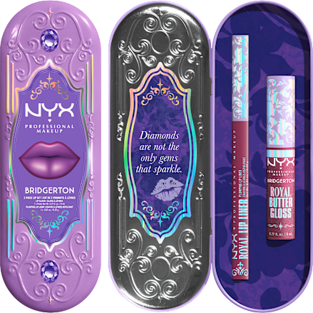 Lipgloss Set Bridgerton Royal Treasures 02 Shimmering Amethyst NYX PROFESSIONAL MAKEUP