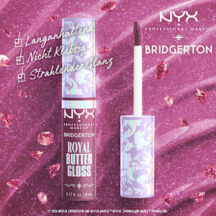 Lipgloss Set Bridgerton Royal Treasures 02 Shimmering Amethyst NYX PROFESSIONAL MAKEUP