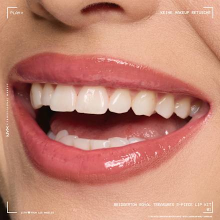 Lipgloss Set Bridgerton Royal Treasures 01Pinky Nude NYX PROFESSIONAL MAKEUP