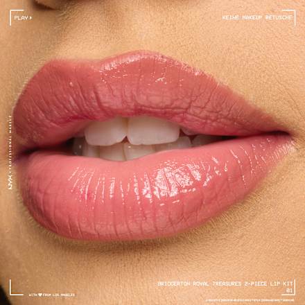 Lipgloss Set Bridgerton Royal Treasures 01Pinky Nude NYX PROFESSIONAL MAKEUP