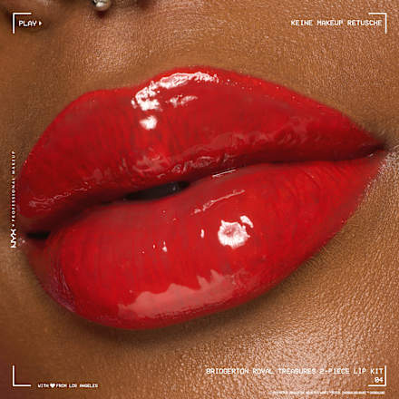 Lipgloss Set Bridgerton Royal Treasures 04 Bright Red NYX PROFESSIONAL MAKEUP