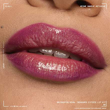 Lipgloss Set Bridgerton Royal Treasures 02 Shimmering Amethyst NYX PROFESSIONAL MAKEUP
