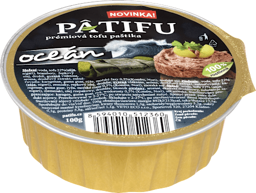 prémiová tofu paštika Oceán Patifu
