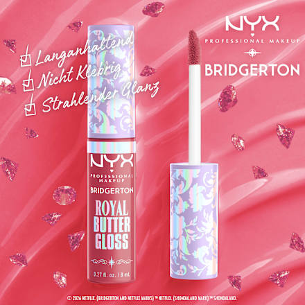 Lipgloss Set Bridgerton Royal Treasures 01Pinky Nude NYX PROFESSIONAL MAKEUP