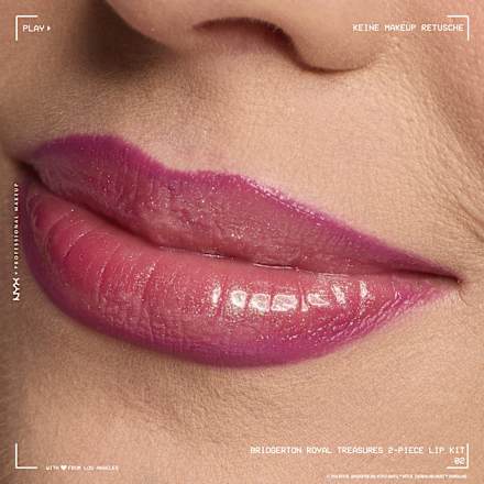 Lipgloss Set Bridgerton Royal Treasures 02 Shimmering Amethyst NYX PROFESSIONAL MAKEUP