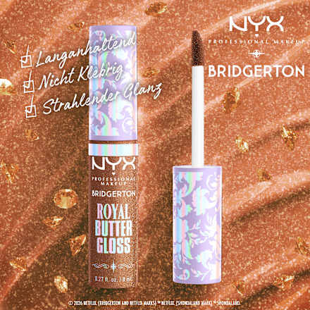 Lipgloss Set Bridgerton Royal Treasures 06 Topaz NYX PROFESSIONAL MAKEUP