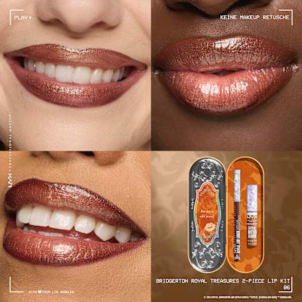 Lipgloss Set Bridgerton Royal Treasures 06 Topaz NYX PROFESSIONAL MAKEUP
