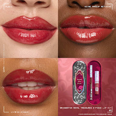 Lipgloss Set Bridgerton Royal Treasures 05 Cherry NYX PROFESSIONAL MAKEUP