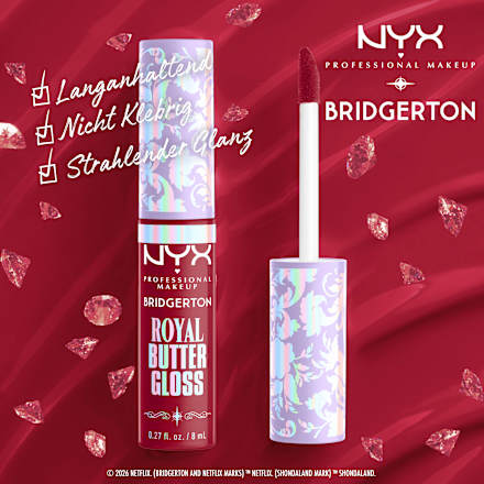 Lipgloss Set Bridgerton Royal Treasures 05 Cherry NYX PROFESSIONAL MAKEUP