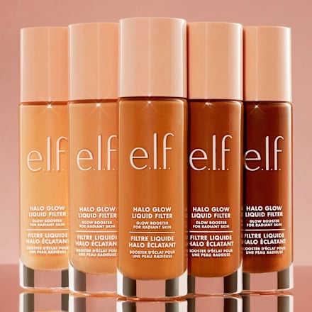 Foundation Halo Glow Liquid Filter 4 Medium e.l.f. Cosmetics