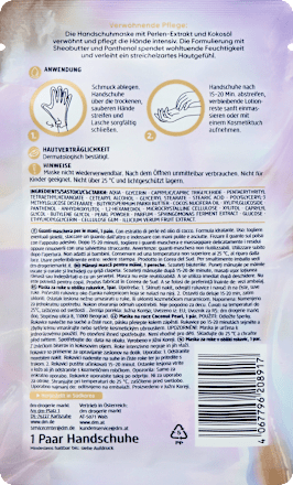 Maska za ruke u obliku rukavica Coconut Pearl  Balea