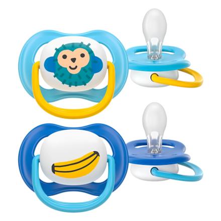 Suzetă ultra air maimuțică&banană 6-18 luni PHILIPS AVENT