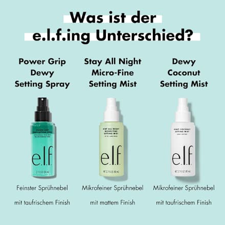 Fixierspray Power Grip Dewy e.l.f. Cosmetics