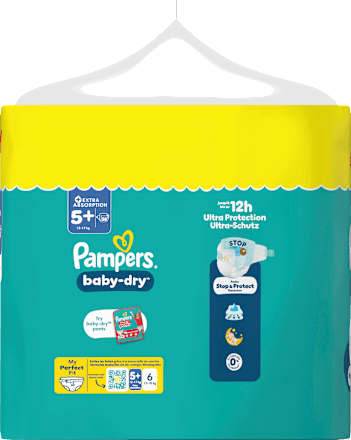 Windeln baby-dry Gr. 5+ (12-17 kg) Big Pack Pampers