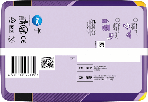 discreet Einlagen Inkontinenz Ultimate Nacht, Big Pack always