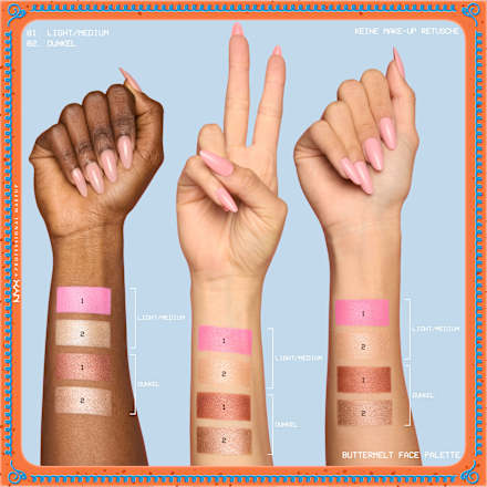 Blush Palette Buttermelt 02 Deep NYX PROFESSIONAL MAKEUP