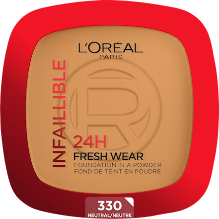 Foundation Puder Infaillible 24H Fresh Wear 330 Hazelnut L'ORÉAL PARiS