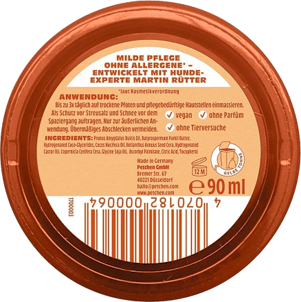 Pfotenbalsam für Hunde Petchen