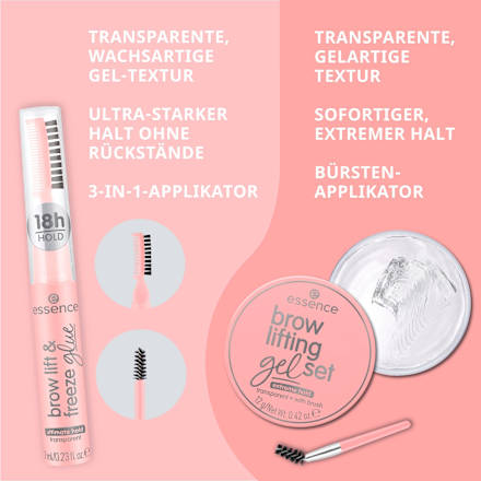 Set gel lifting per sopracciglia essence