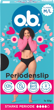 Periodenunterwäsche Slip schwarz Gr. M/L o.b.