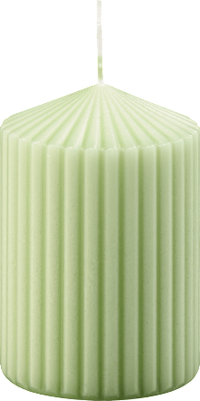 Stumpenkerze Rille 100/70 grün Profissimo