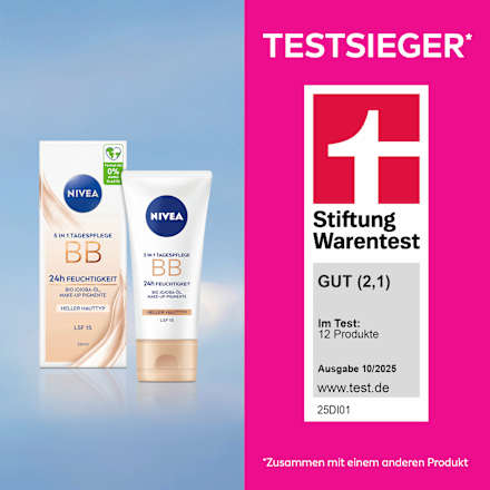 BB Creme Essentials 5in1 heller Hauttyp, LSF 15 NIVEA