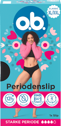 Periodenunterwäsche Slip schwarz Gr. XL/XXL o.b.