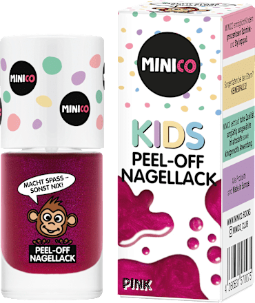 Nagellack Peel-Off pink für Kinder MINICO