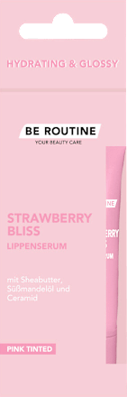 Lippenserum Strawberry Bliss Hydrating & Glossy BE ROUTINE