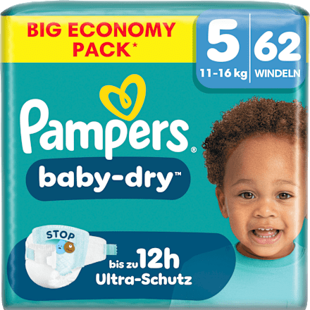 Windeln Gr. 5 (11-16 kg) Big Pack Pampers baby-dry