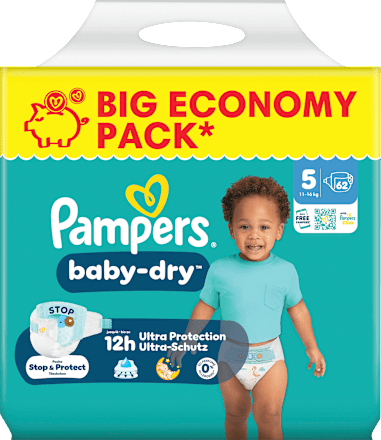 Windeln Baby Dry Gr. 5 (11-16 kg) Big Pack Pampers baby-dry