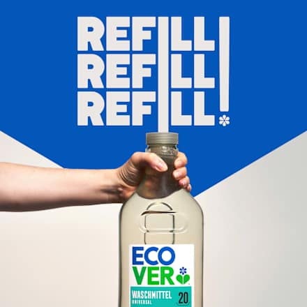 Vollwaschmittel flüssig Hibiskus & Jasmin  ECOVER