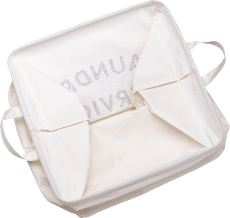 Wäschekorb zum Falten, offwhite (33,5x39,5 cm) BOLTZE