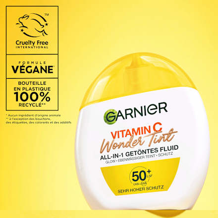 Fluid Vitamin C Wondertint UV LSF 50, Medium GARNIER