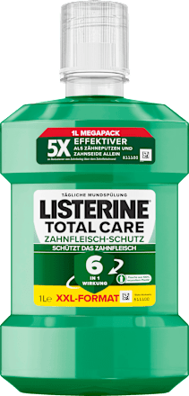Mundspülung Total Care Zahnfleischschutz XXL Größe Listerine