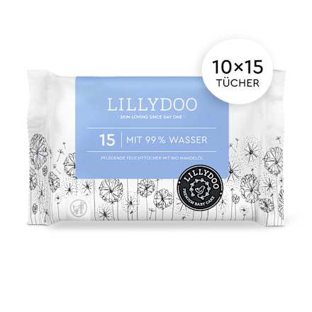 Feuchttücher 99 % Wasser (10x15 St) Lillydoo