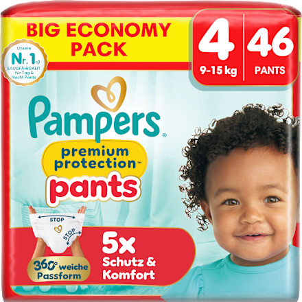 Baby Pants Gr. 4 (9-15 kg) Big Pack Pampers premium protection