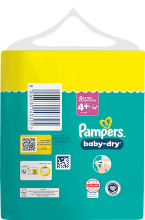 Windeln Gr. 4+ (10-15 kg) Big Pack Pampers baby-dry