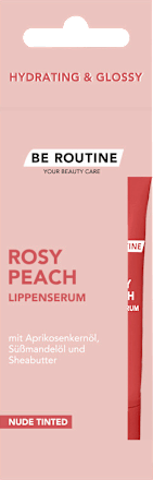 Lippenserum Rosy Peach Hydrating & Glossy BE ROUTINE