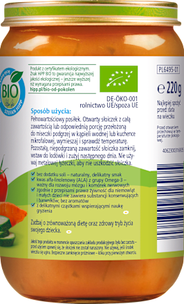 Kuskus z warzywami i kurczakiem BIO HiPP