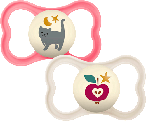 Schnuller Supreme Night rosa/beige 16+ Monate mam