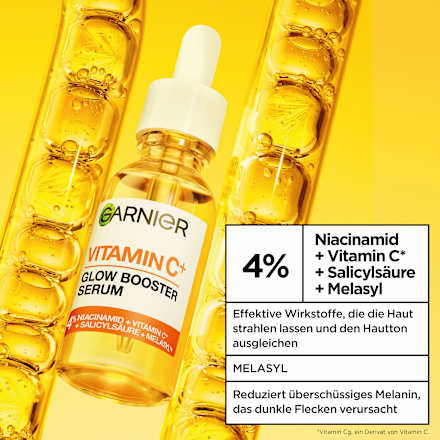 Serum Vitamin C Glow Booster Anti-Dunkle-Flecken Garnier Skin Active