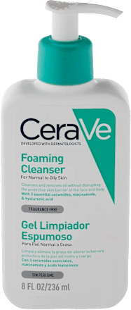 Pjenušavi gel za čišćenje normalne i masne kože CeraVe